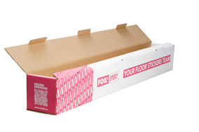Lagerkarton für Bodenaufkleber 