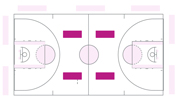 Liga Aufkleber 2.BBL 236,4cm x 148cm mehrfach verwendbar 