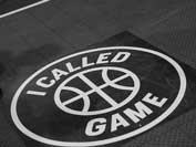 200x100cm outdoor Sport-Bodenaufkleber  FOIL2sport FIBA 3x3 Basketball Anwendungsbeispiel Bodenaufkleber fertig montiert.