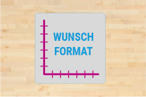 FOIL2sport - Wunsch-Format mehrfach verwendbar Basketball