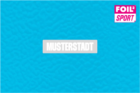 Stadtname 4m x 1m mehrfach verwendbar