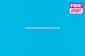 Aufkleber am Netzanlage-Pfosten 250 x 8cm