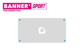 340 x 173cm Bauzaun-Banner indoor & outdoor