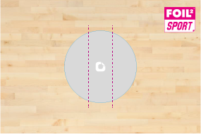 Freiwurfkreis ø 3,6m mehrfach verwendbar