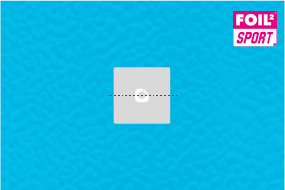 200 x 200cm Feldaufkleber mehrfach verwendbar